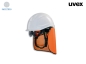 Preview: UVEX pheos s-kr ies mit Nackenschutz orange und Brille